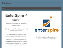 Tablet Screenshot of enterspire.com